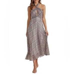 MinkPink New NWT Tilda Halter Midi Dress Size Large